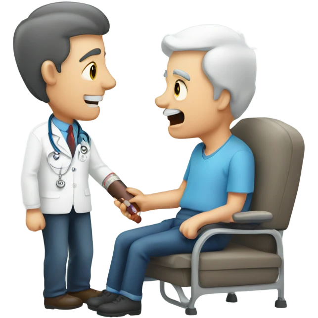 High blood pressure for senior emoji