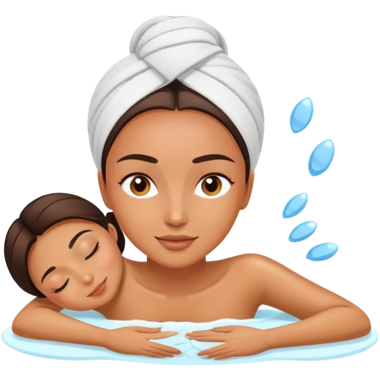 spa massage girl emoji