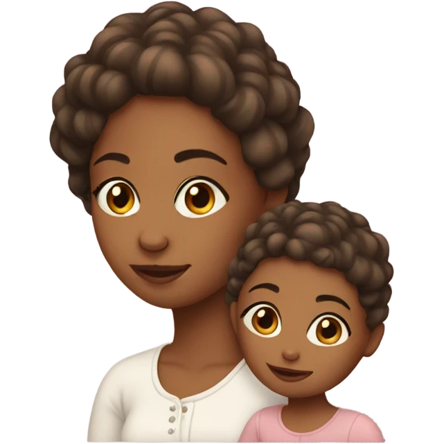 Girl with baby edges  emoji