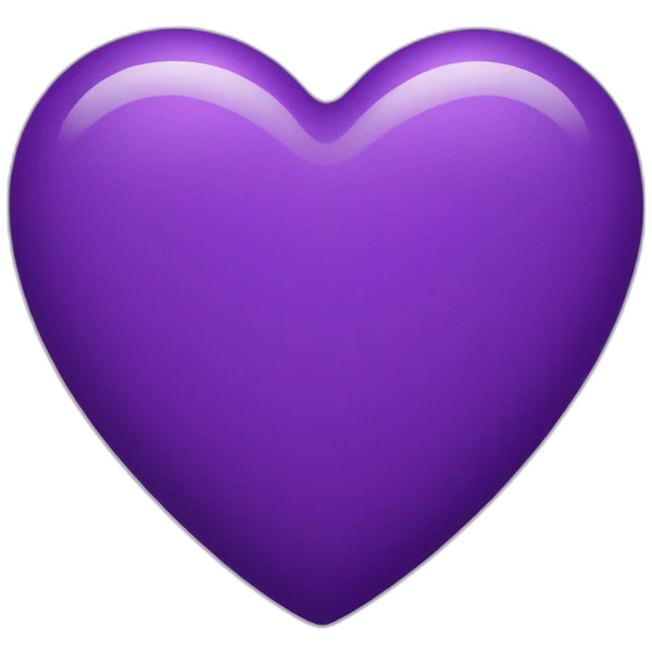 Purple heart  emoji