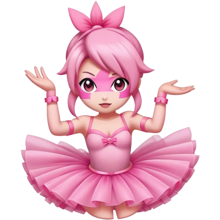Sexy pokemon with pink tutu emoji