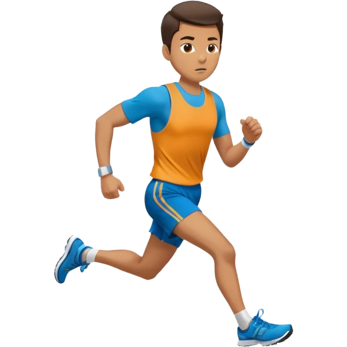 businessman running a marathon emoji