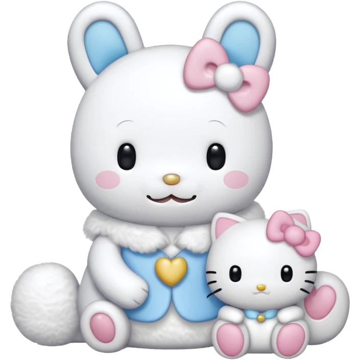 Cinamoroll hello kitty emoji