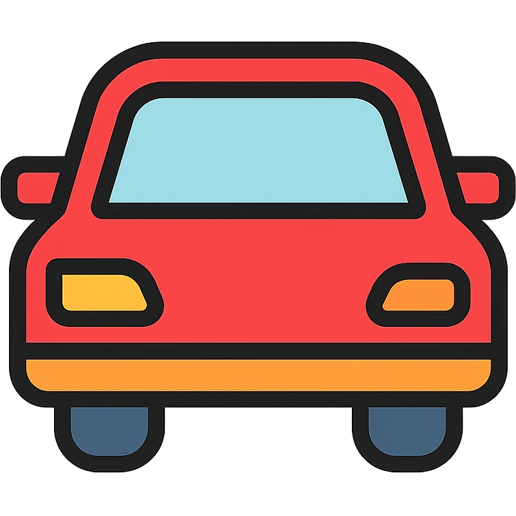 colored car icon emoji