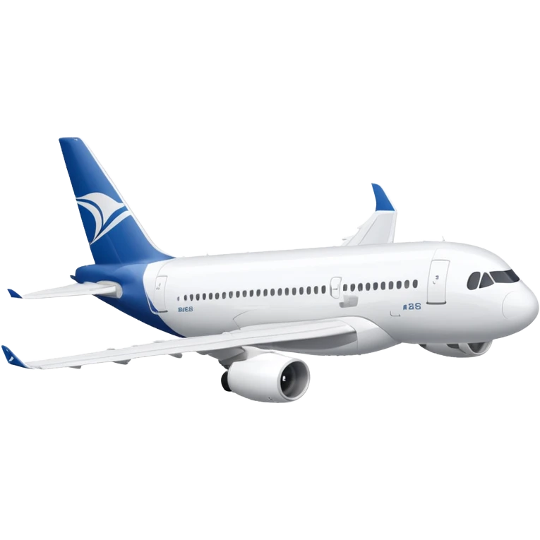 make the Airbus A318 blank text and the tail logo dissapear pls and the tail logo must be just a blank white colored nothing thing emoji
