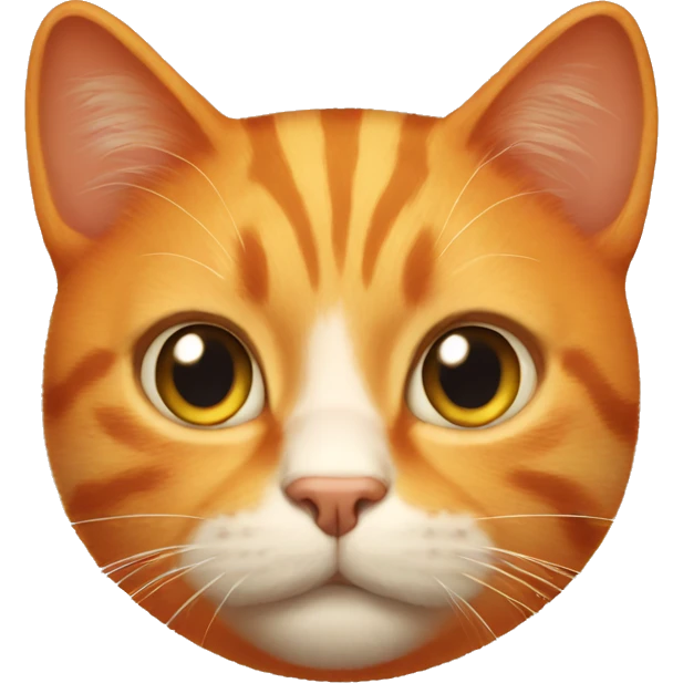 Orange cat emoji