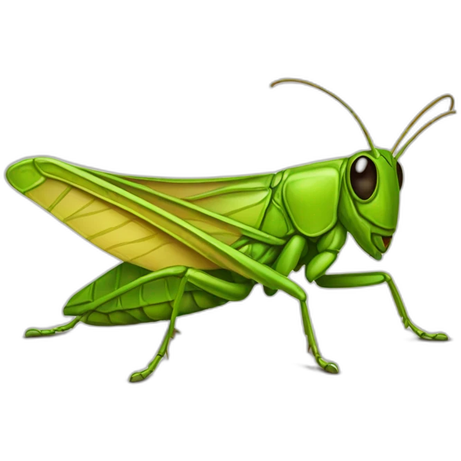 grasshopper elegant artsy emoji