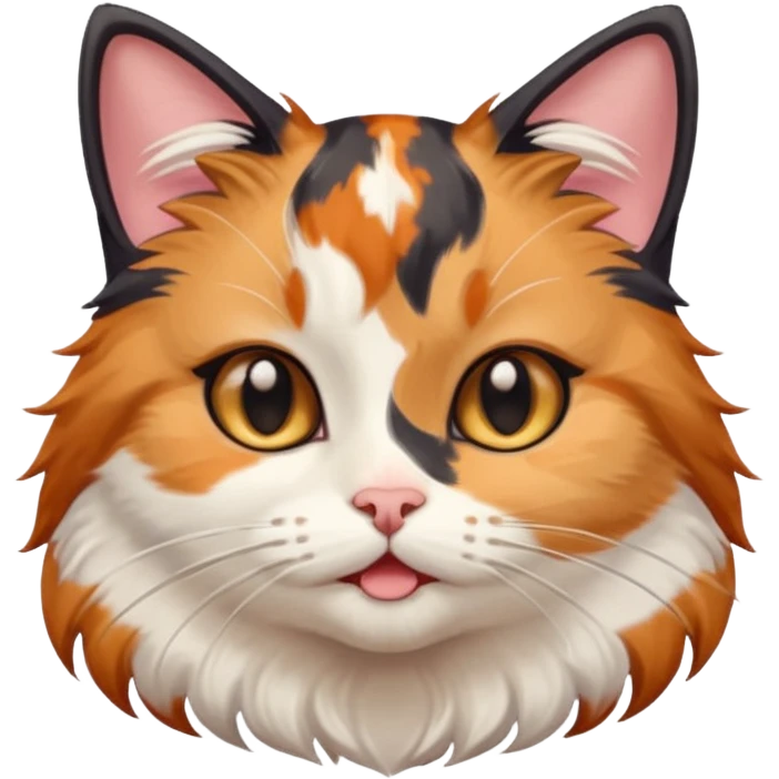 gato con espreciones de anime emoji