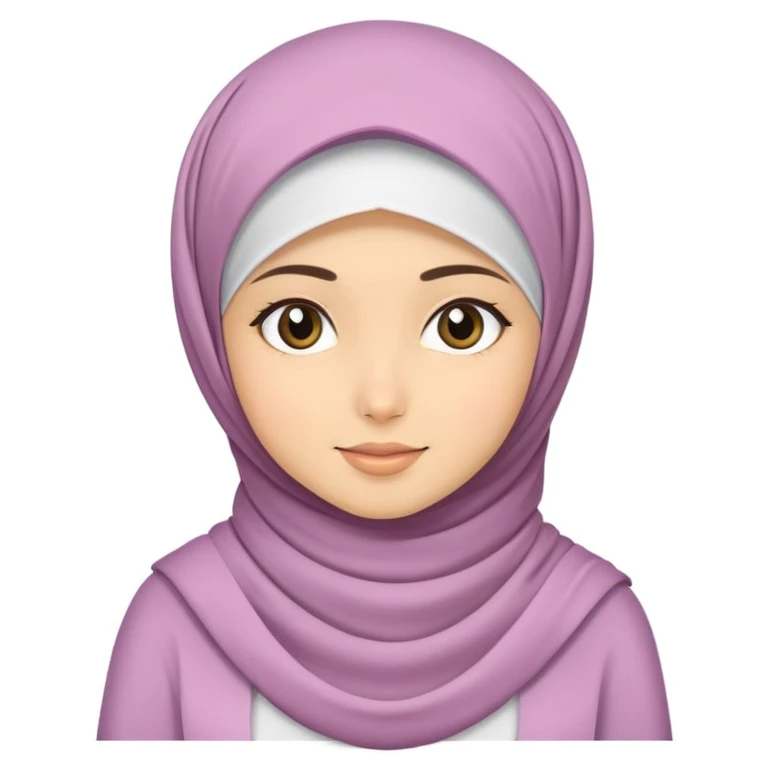 A cute hijabi girl emoji