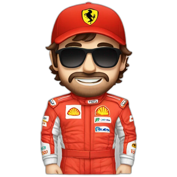 Fernando alonso ferrari emoji