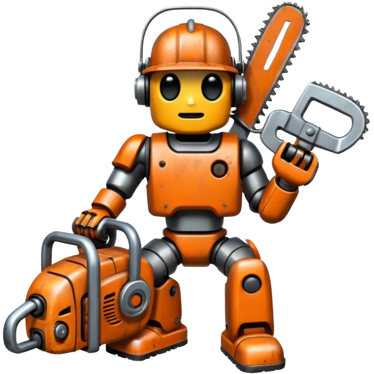 bot with chainsaw emoji