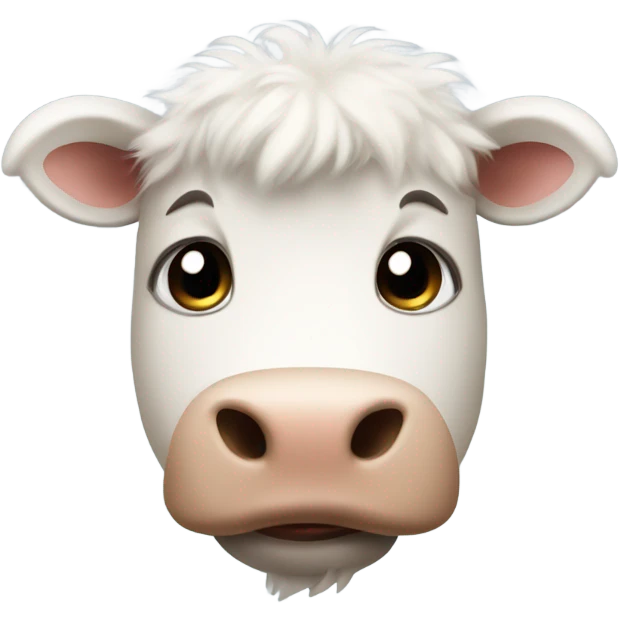 Cow fluffy emoji