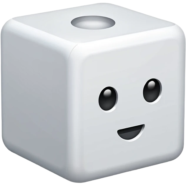 white cube emoji