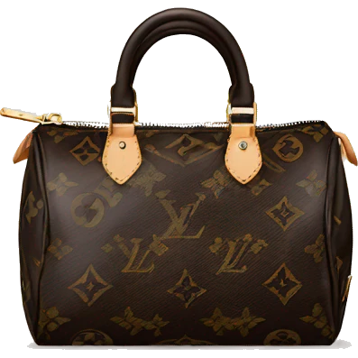Black Louis Vuitton speedy emoji