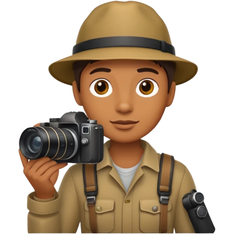 
wild life photographer emoji