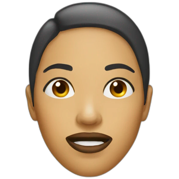 Woman zip mouth emoji