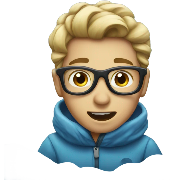 Snowstorm  emoji