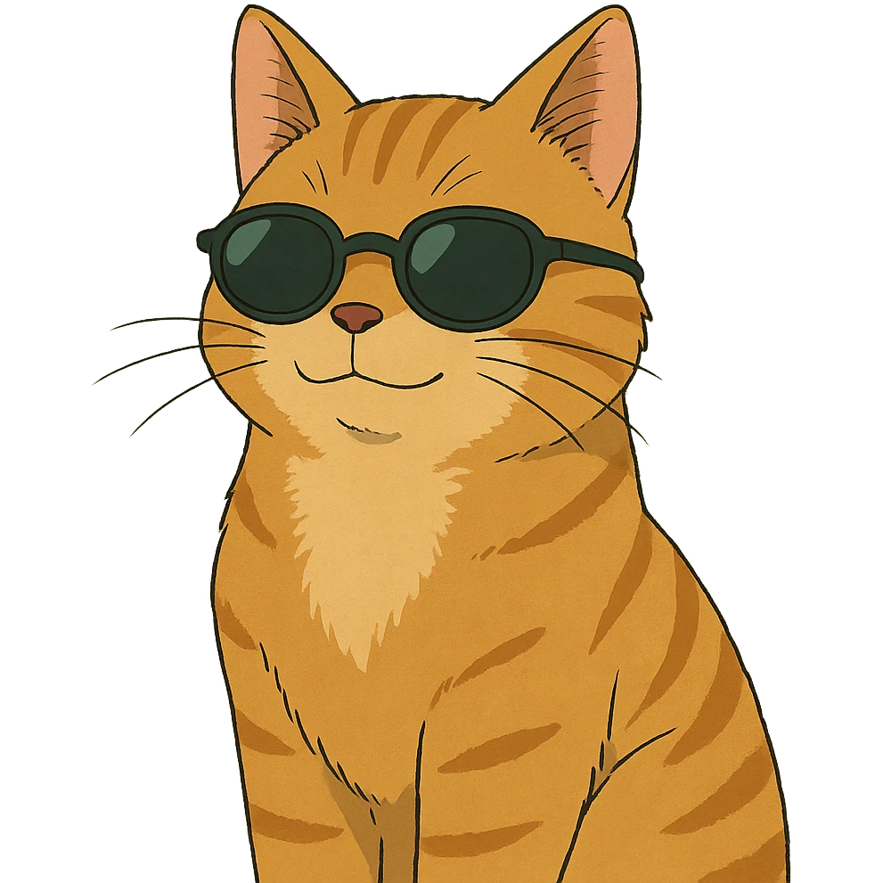cat wearing sunglasses emoji