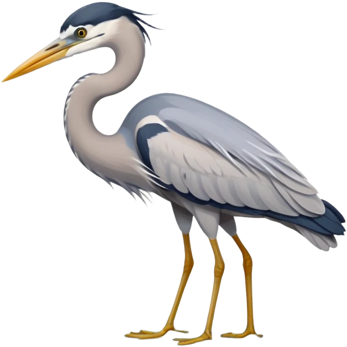  bird heron emoji