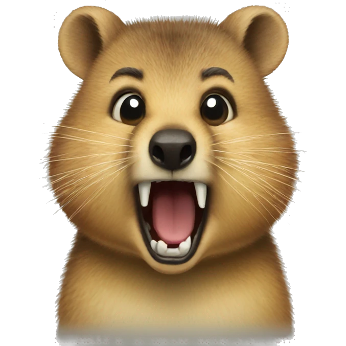 angry quokka emoji