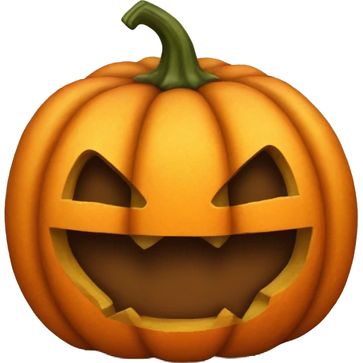 single Pumpkin  emoji