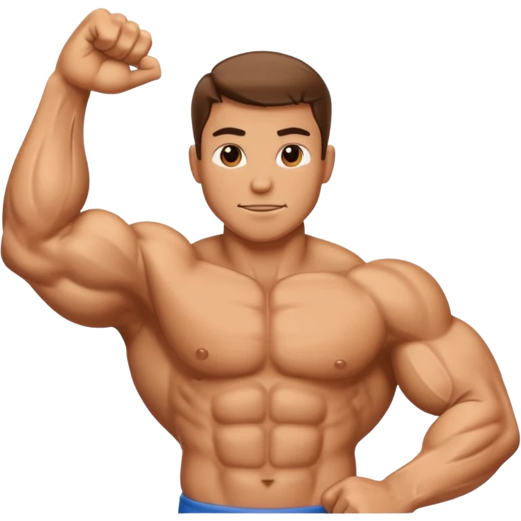 muscular arm flexing emoji