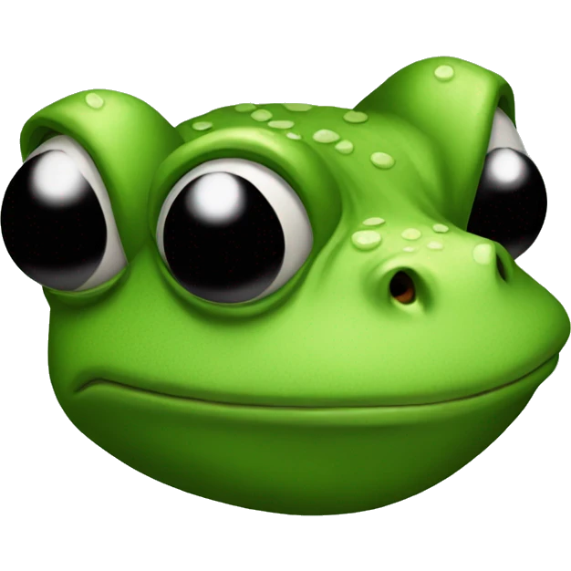 Thug frog emoji