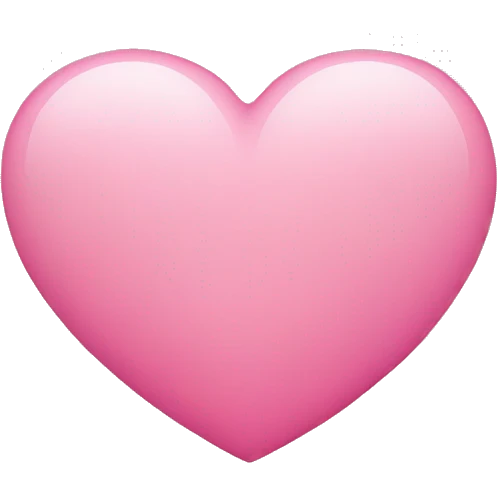 Pink heart emoji