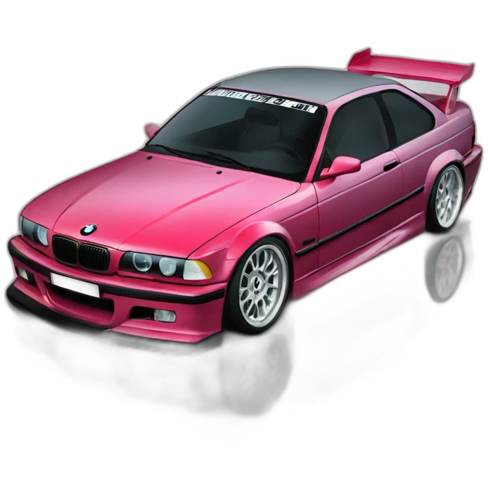 BMW E36 en drift emoji