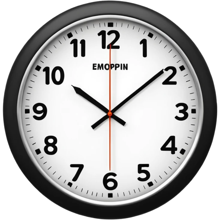 wall clock emoji