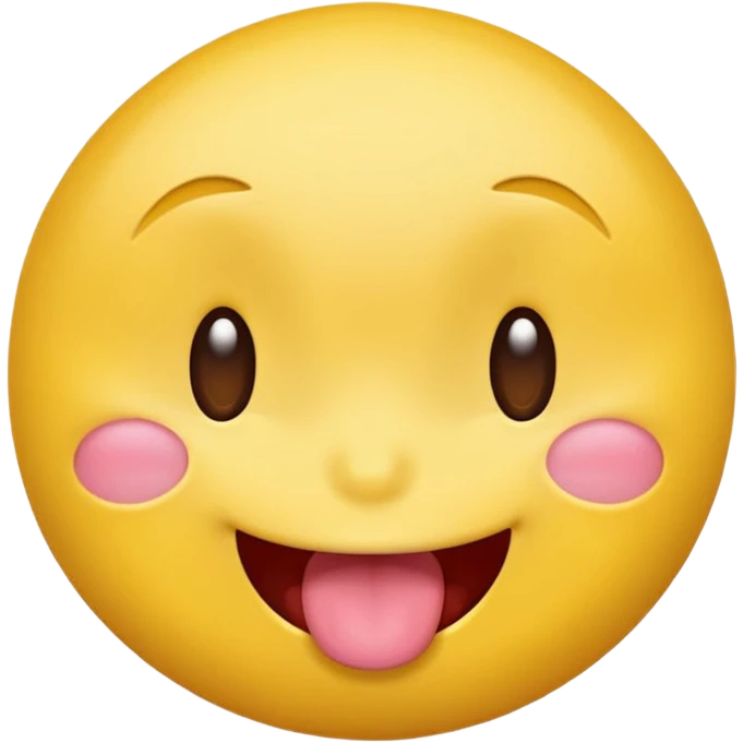 yellow emoji face winking, sticking out tongue, playful expression emoji
