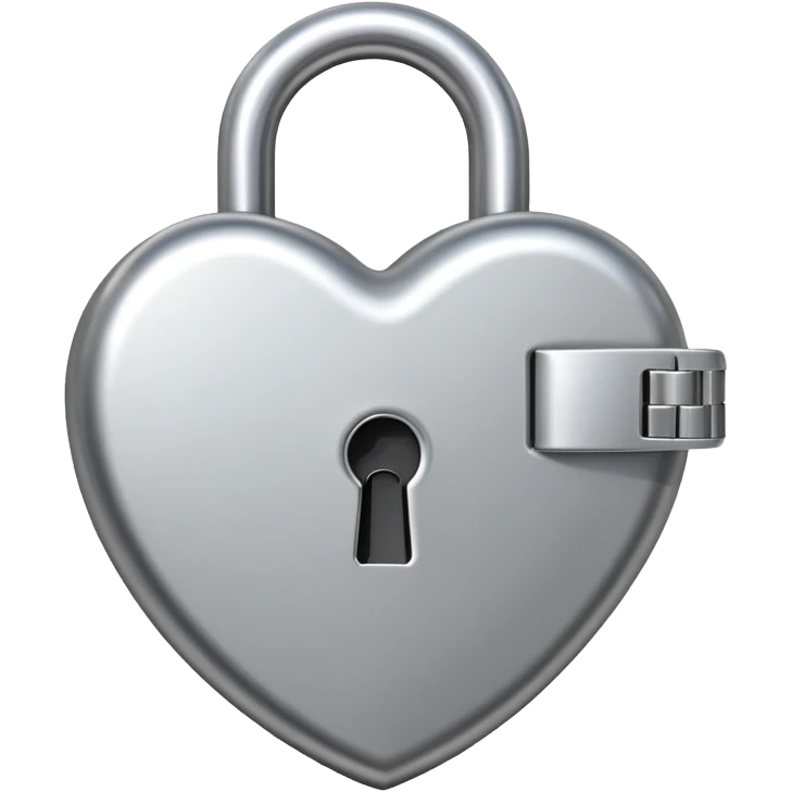 heart shaped lock emoji