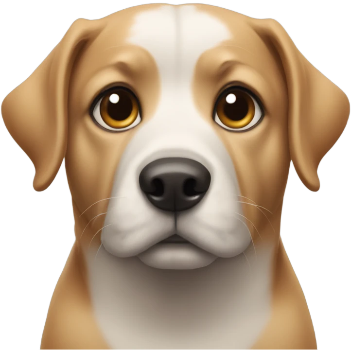 dog gazing into the camera emoji