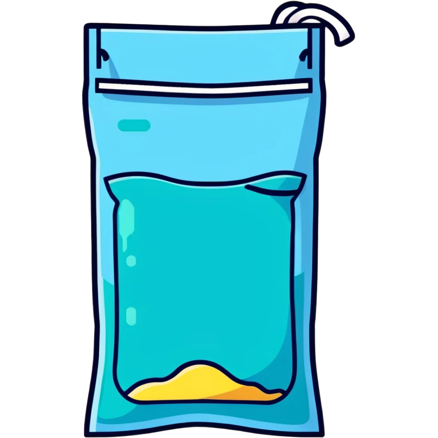 water in a bag emoji