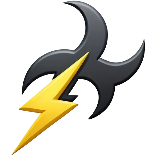🌙🖤⚡️ emoji