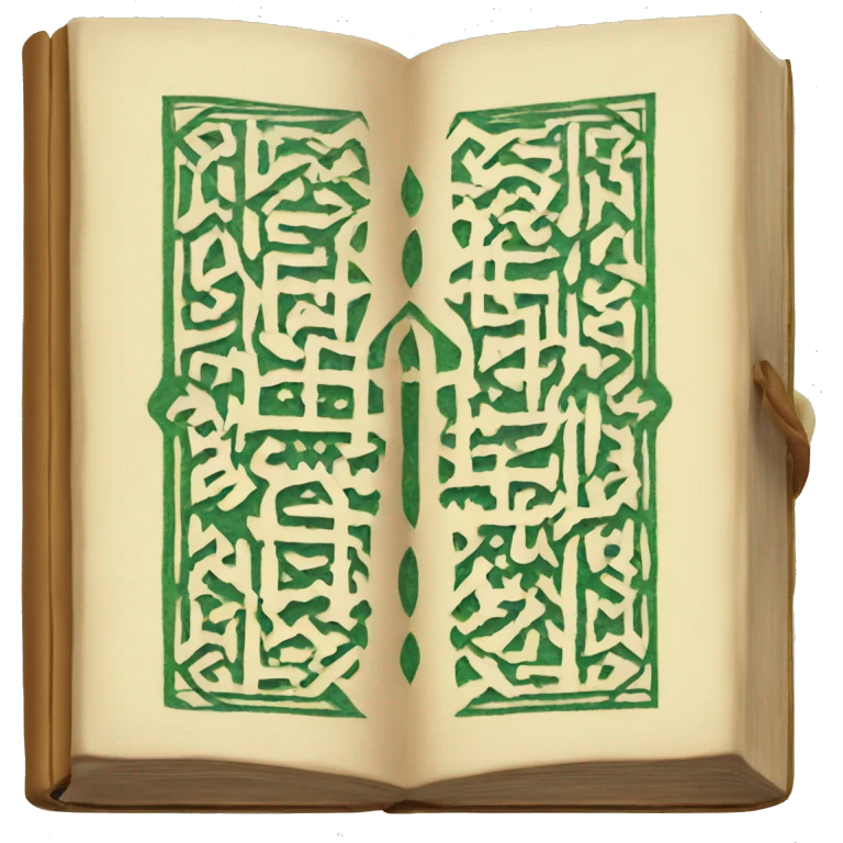 a closed Quran book emoji