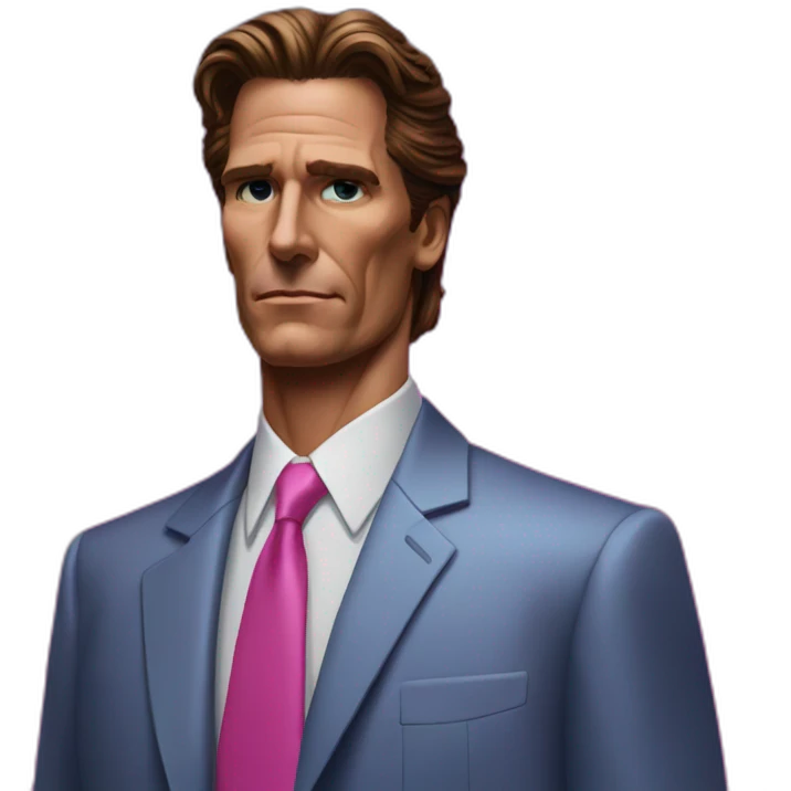 Patrick bateman, retrowave emoji