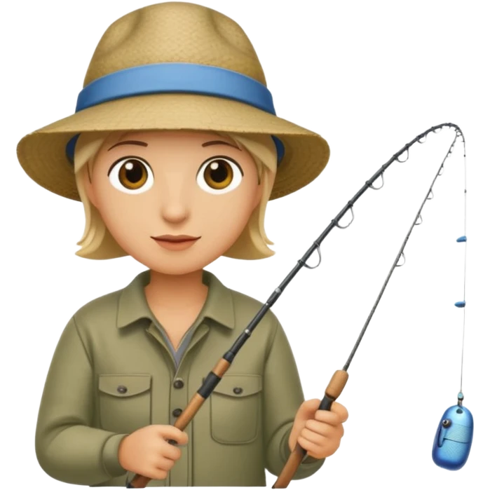 Road casting a fishing line emoji