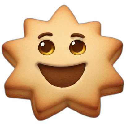 Cookies in star form emoji