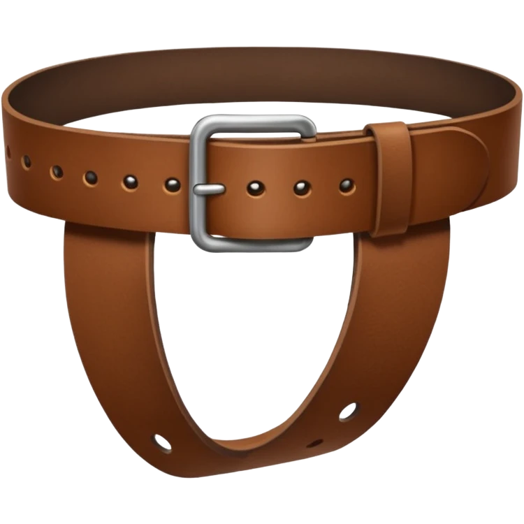 Belt swinging to someone ass emoji