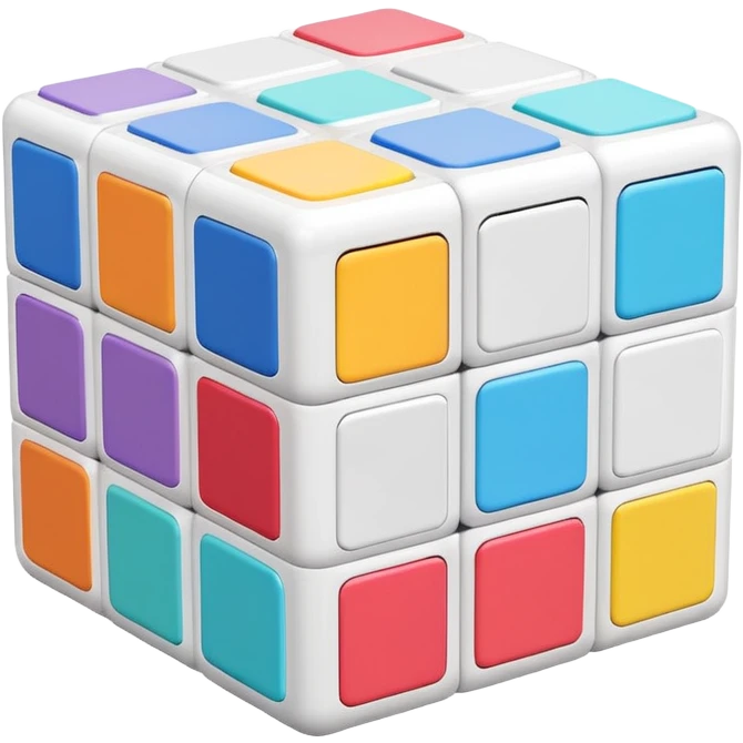 A web page for rubics cube events management platform emoji