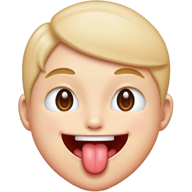 Emoji shaking tongue emoji