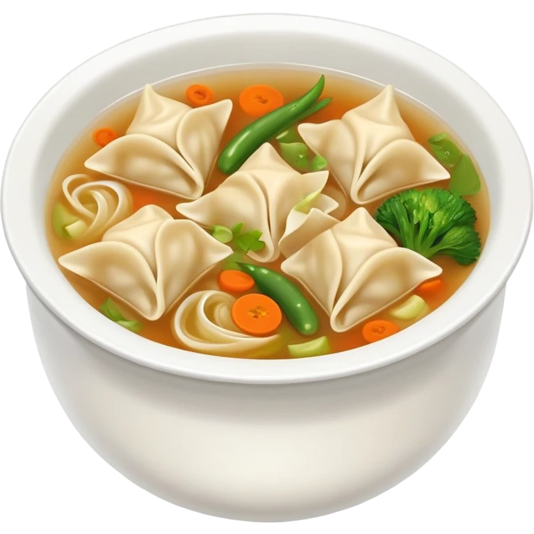 Wonton soup emoji
