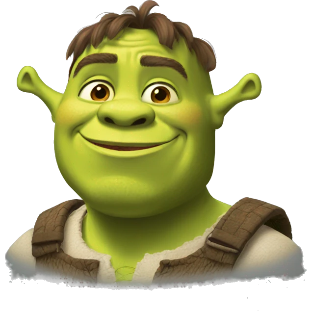 pretty Shrek emoji