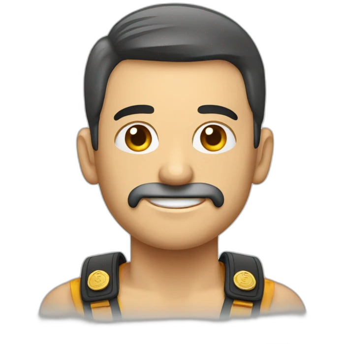 Hombre con medalla emoji