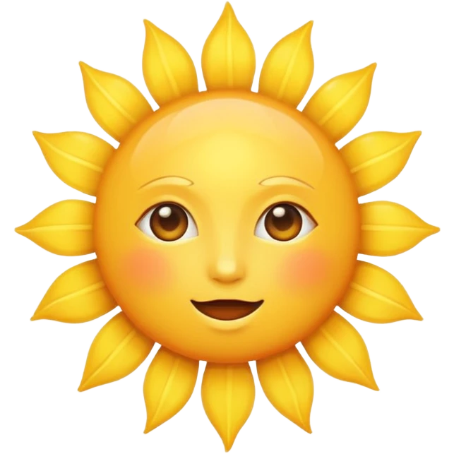 make a sun emoji