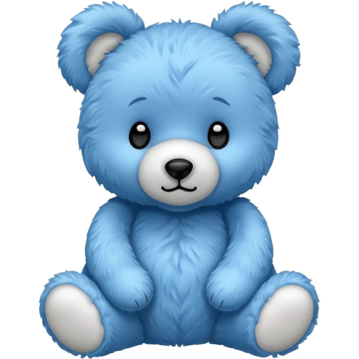 Blue bear emoji
