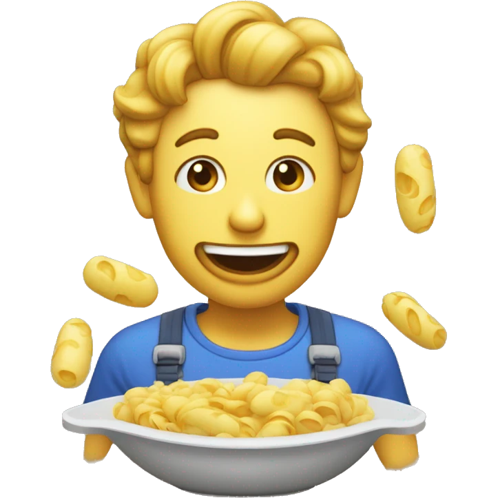 Quelqu'un qui mange des pâtes  emoji