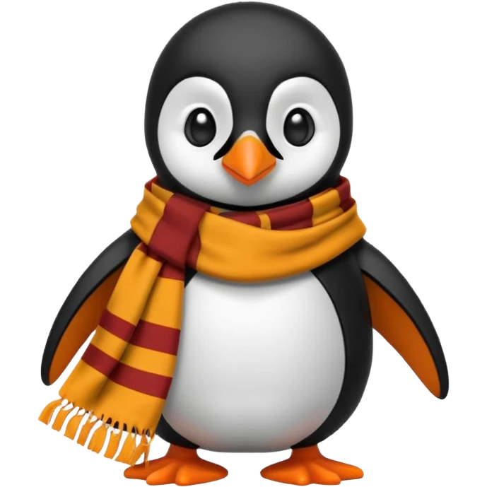 Harry Potter as a penguin emoji