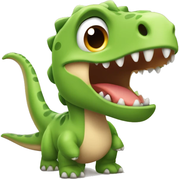Dinosaure tout mignon  emoji